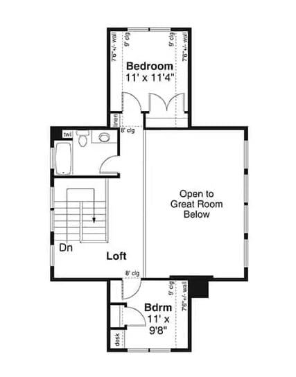 Floor Plan - Second Floor