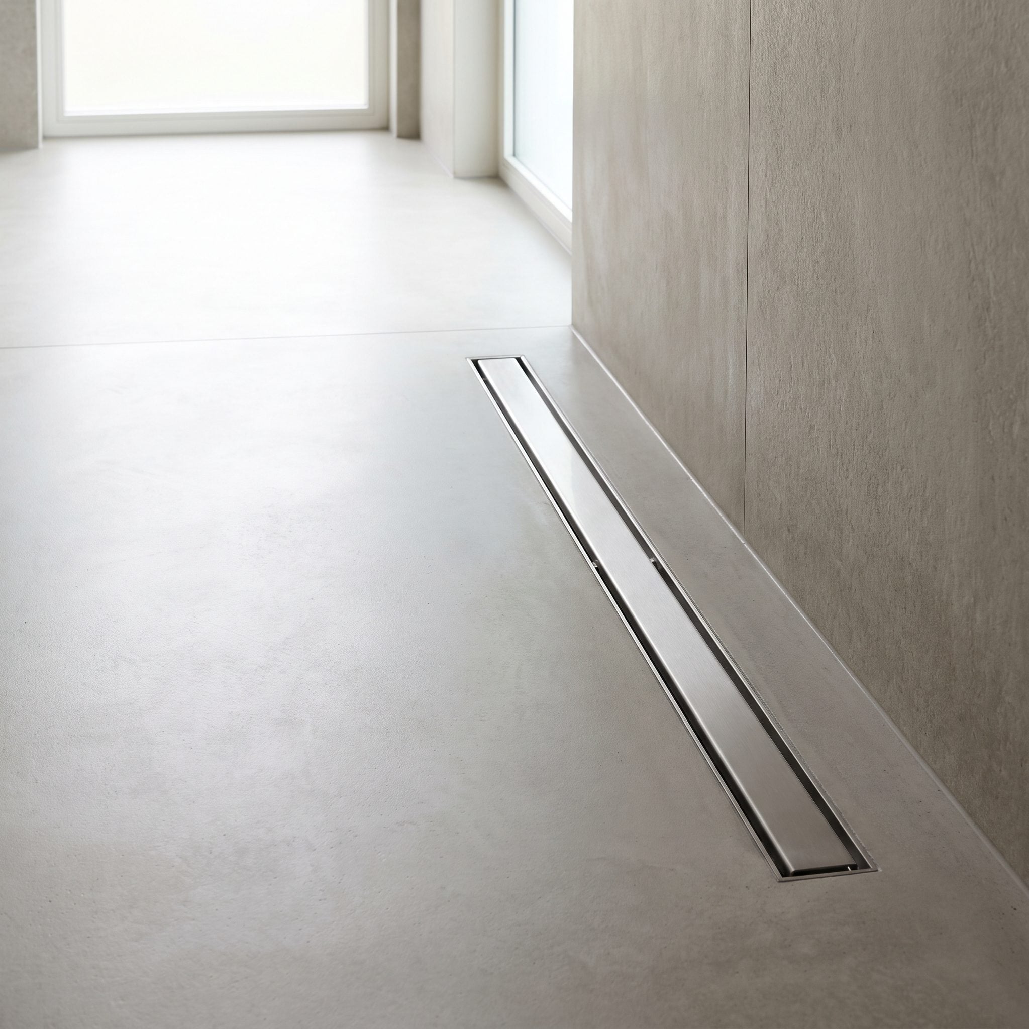 Use a Linear Drain to Simplify a Large Wet-Room Floor