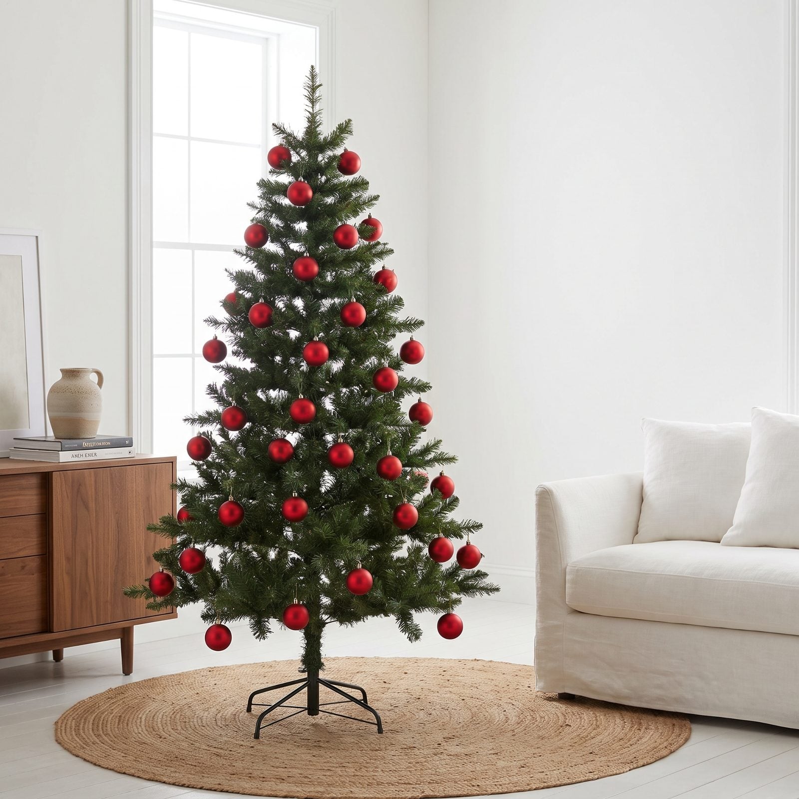 Using One Ornament Size Across the Entire Tree