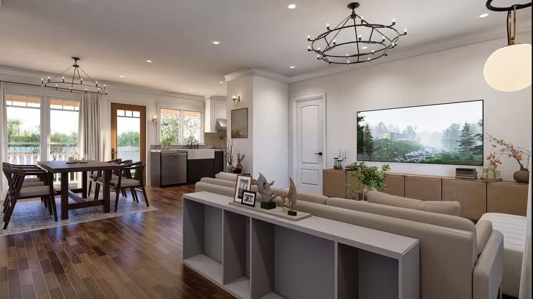 Open-Plan Living Where the Console Table Does the Heavy Lifting