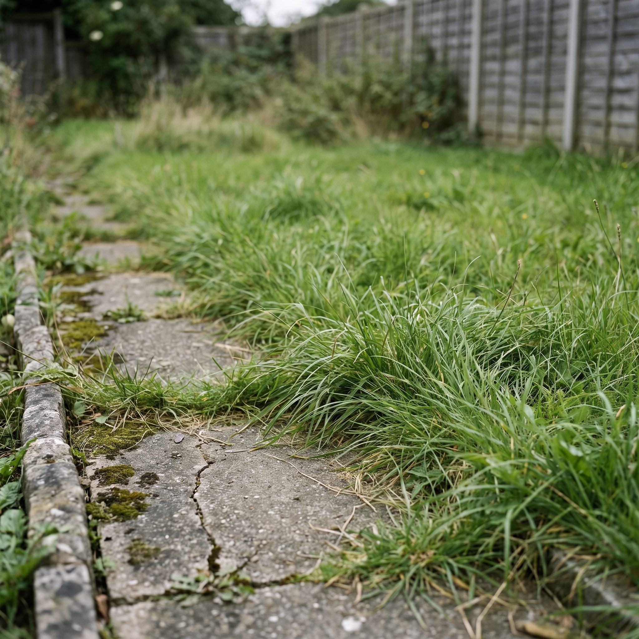 The Walkway That Vanishes Into the Lawn
