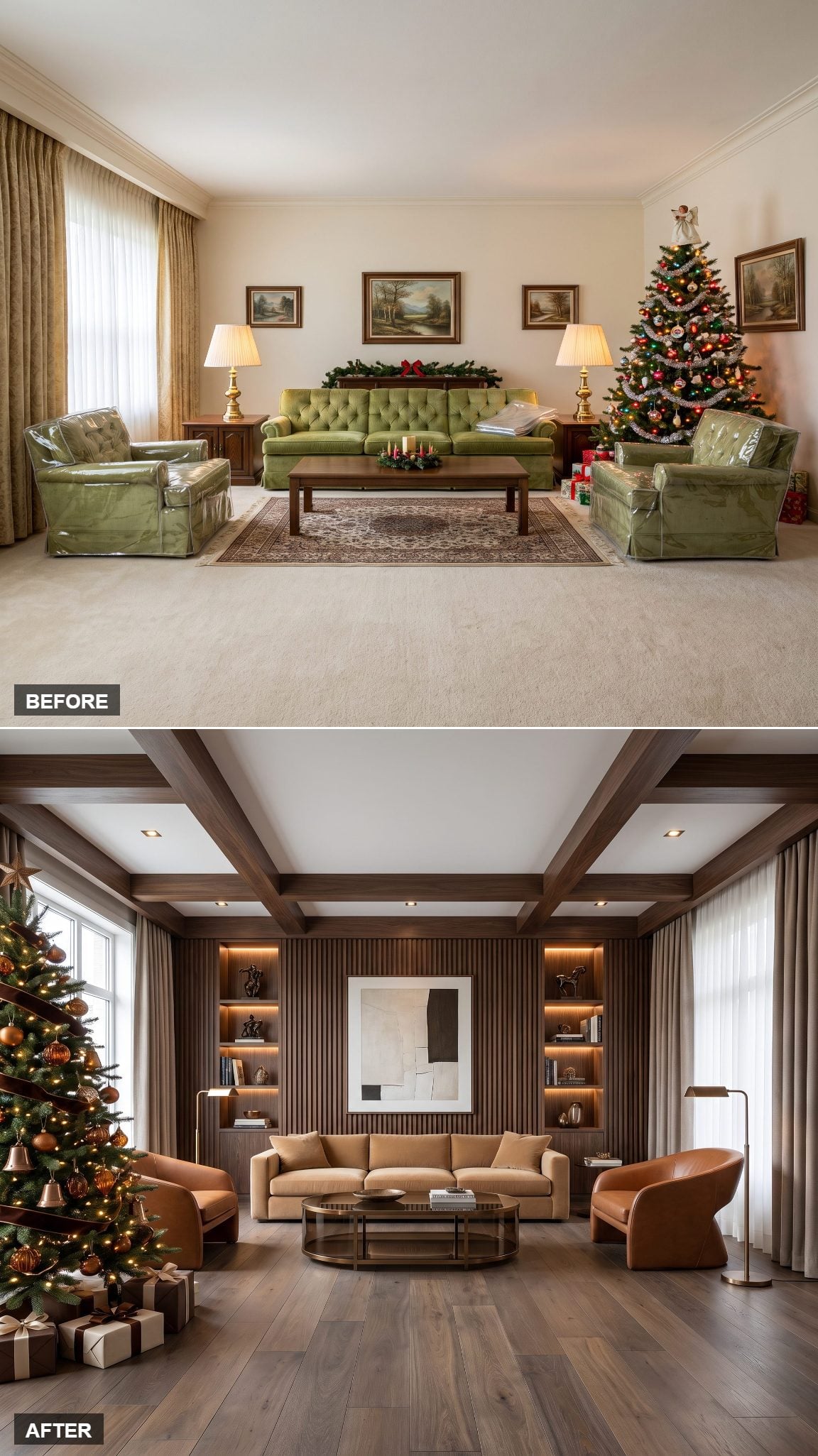 The Walnut Room That Finally Feels Like Somebody Lives Here
