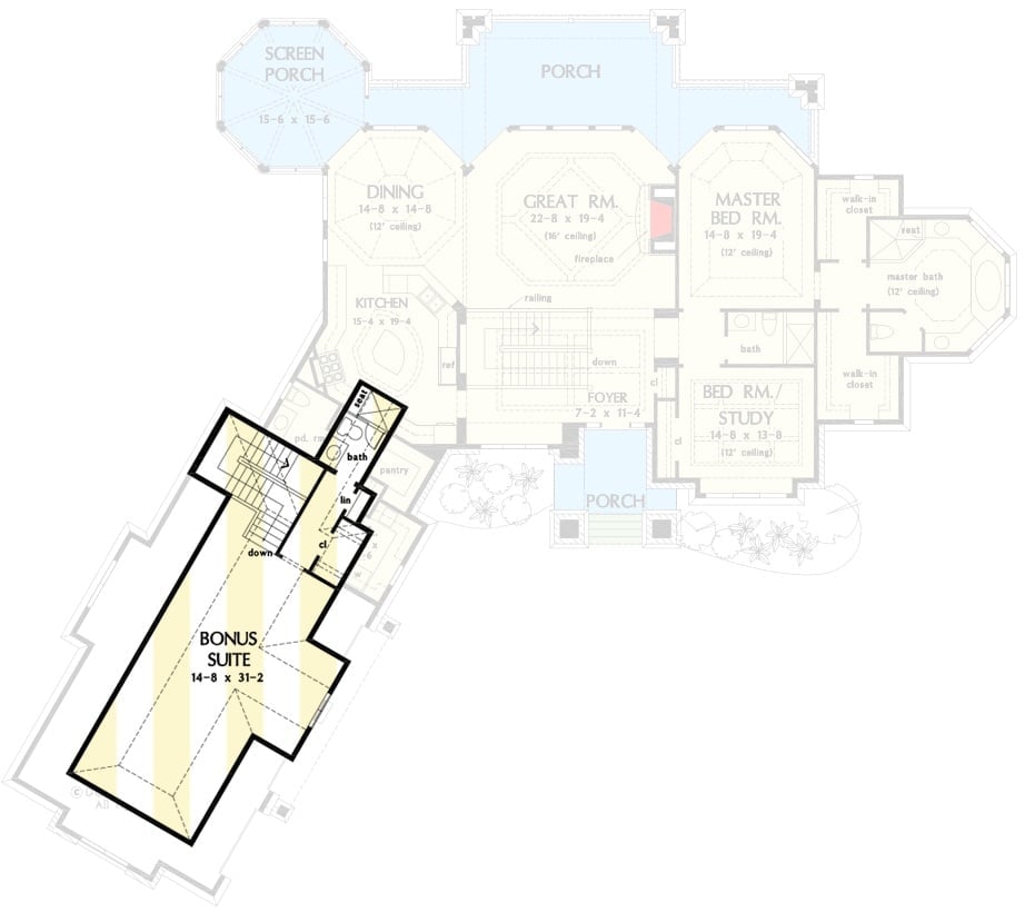 Floor Plan - Bonus Suite