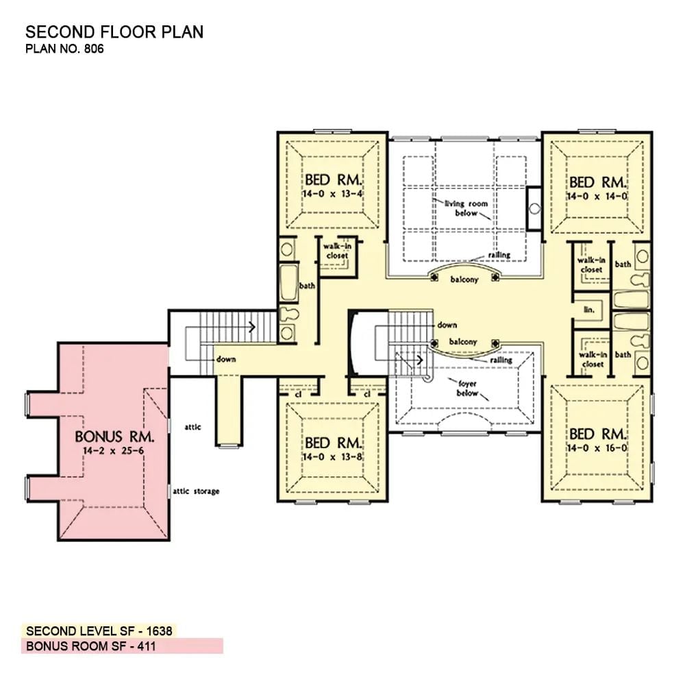 Floor Plan - Second Floor