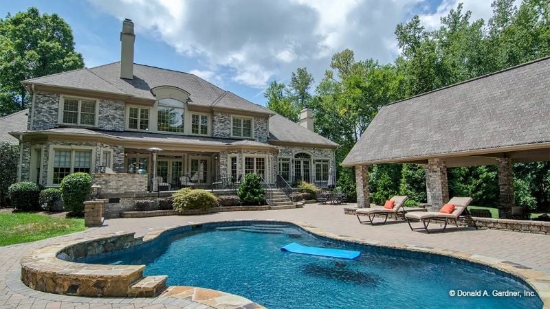 Kidney-Shaped Pool Anchors a Backyard Built for the Long Game