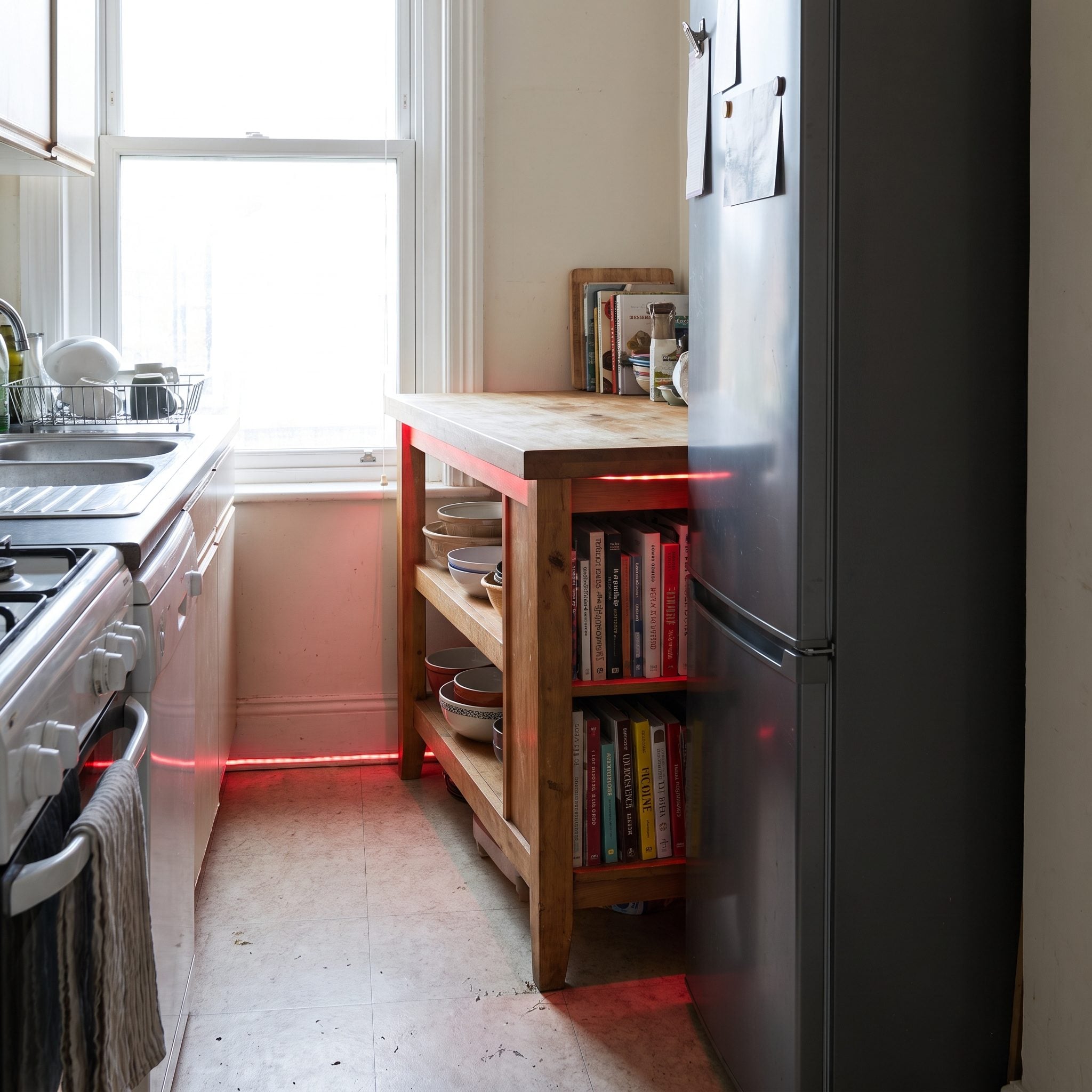 Wedging the Island Between the Sink and the Fridge