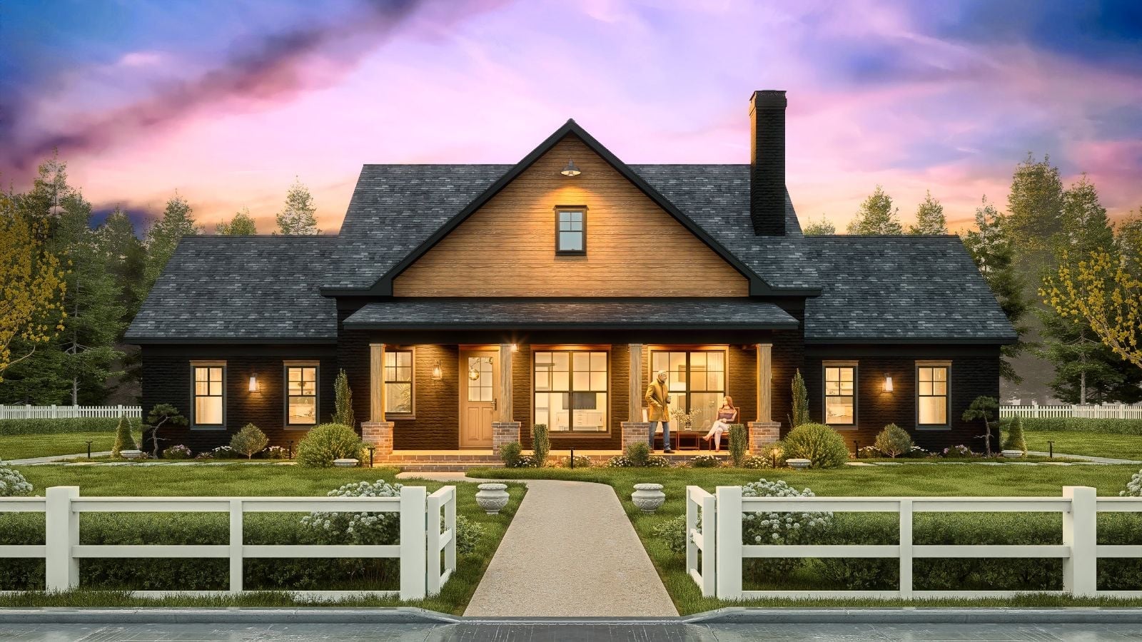 Wells Manor 3-Bedroom Modern Farmhouse with Dual Covered Porches Designed for Families Who Love Open Doors and Full Tables (Floor Plan)