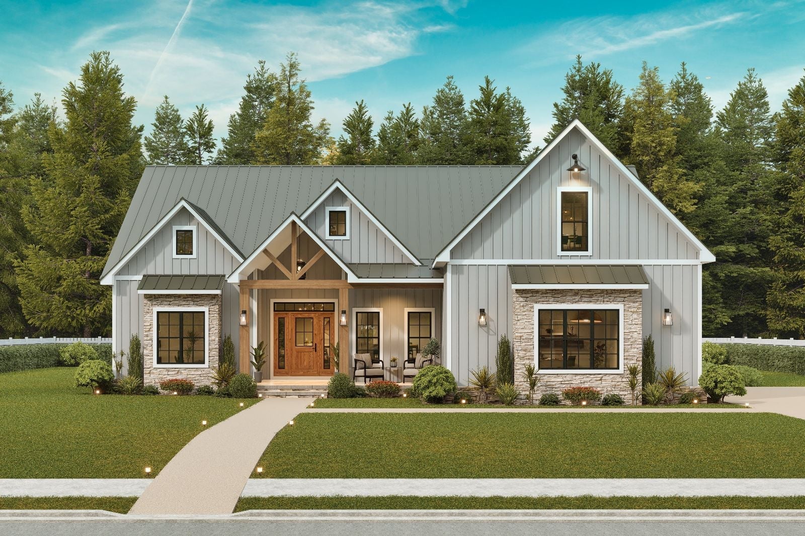 Whitemoore A 3-Bedroom Modern Farmhouse with Bonus Room Designed for Families Who Outgrew Their Starter Home Three Years Ago (Floor Plan)