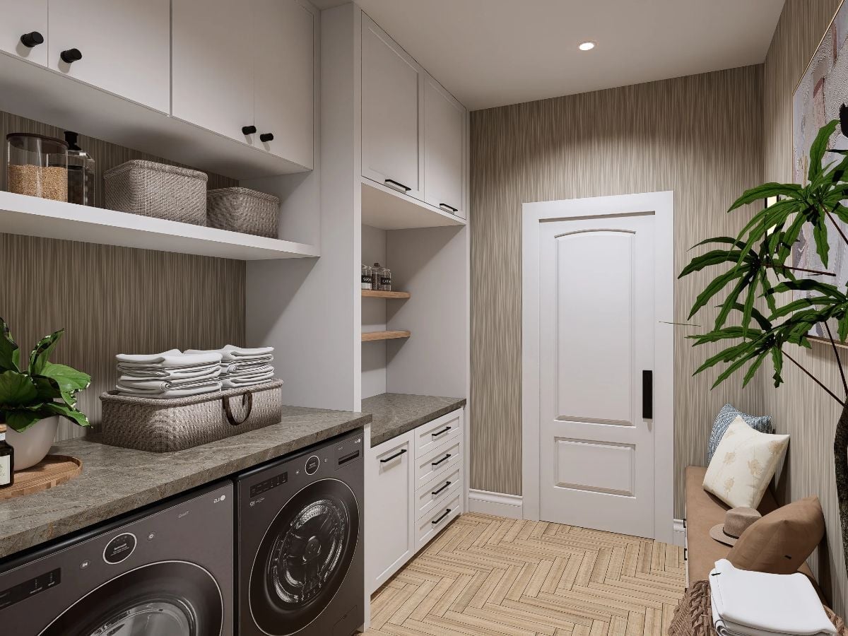 Folded Towels and a Folding Counter That Finally Have Enough Room