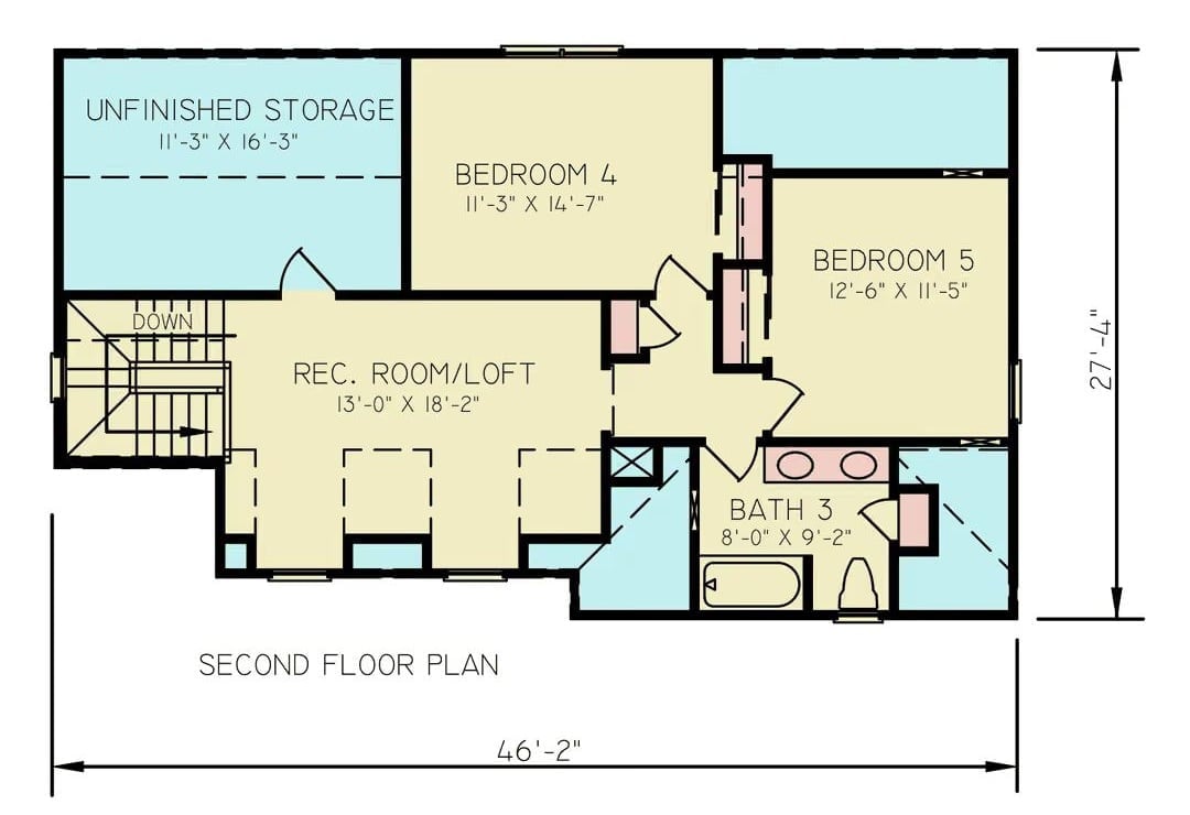 Floor Plan - Second Floor