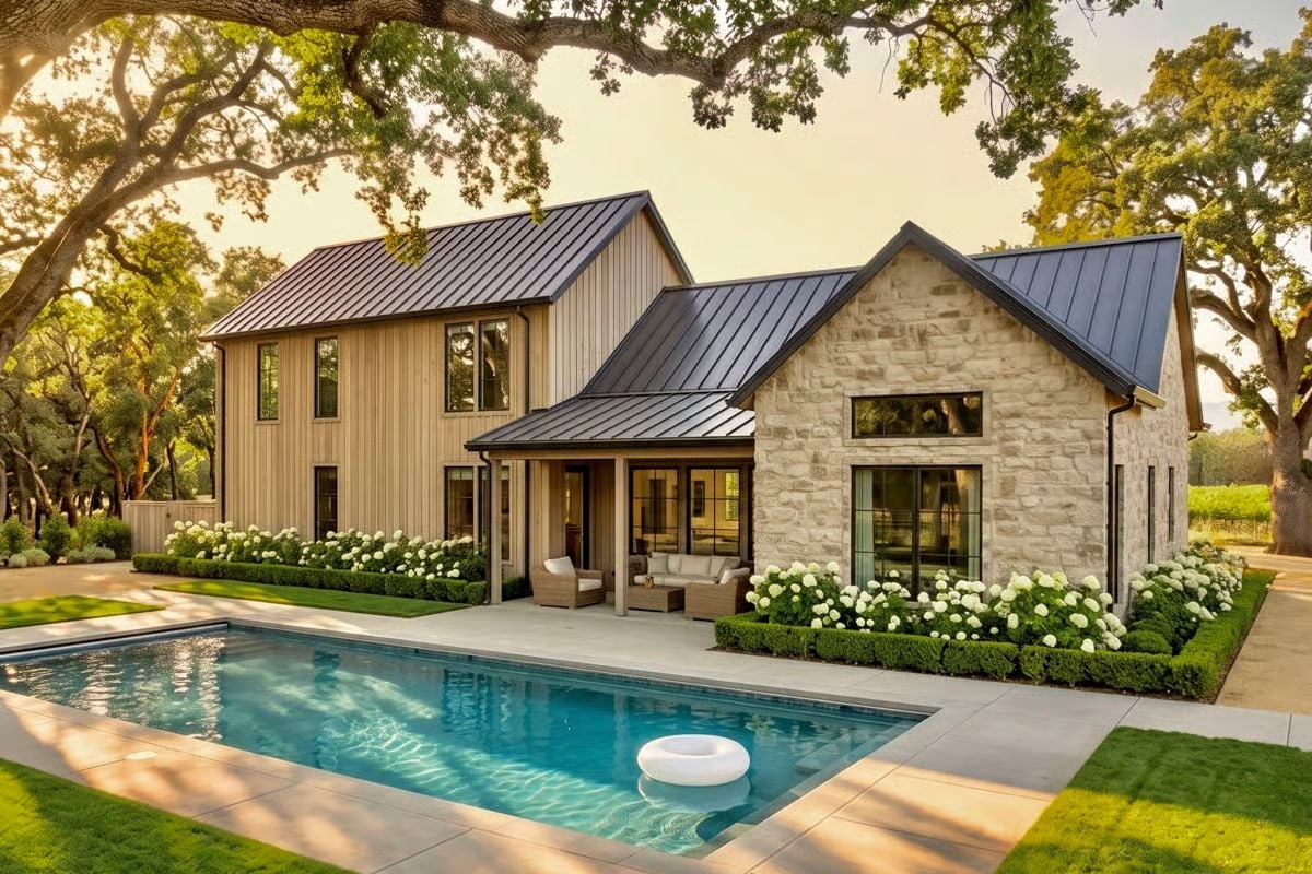 Limestone, Cedar, and a Pool Float That Stole the Show