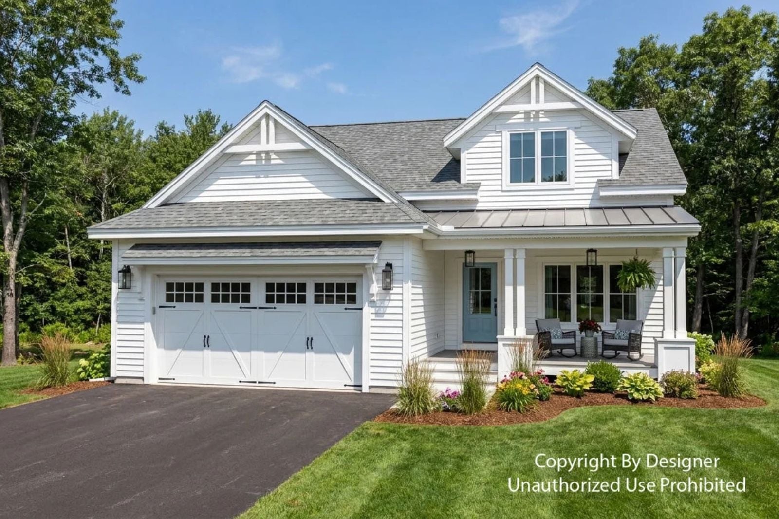 Willow Springs 4-Bedroom Modern Farmhouse Layout with Front Porch (2,227 Sq. Ft. Floor Plan)