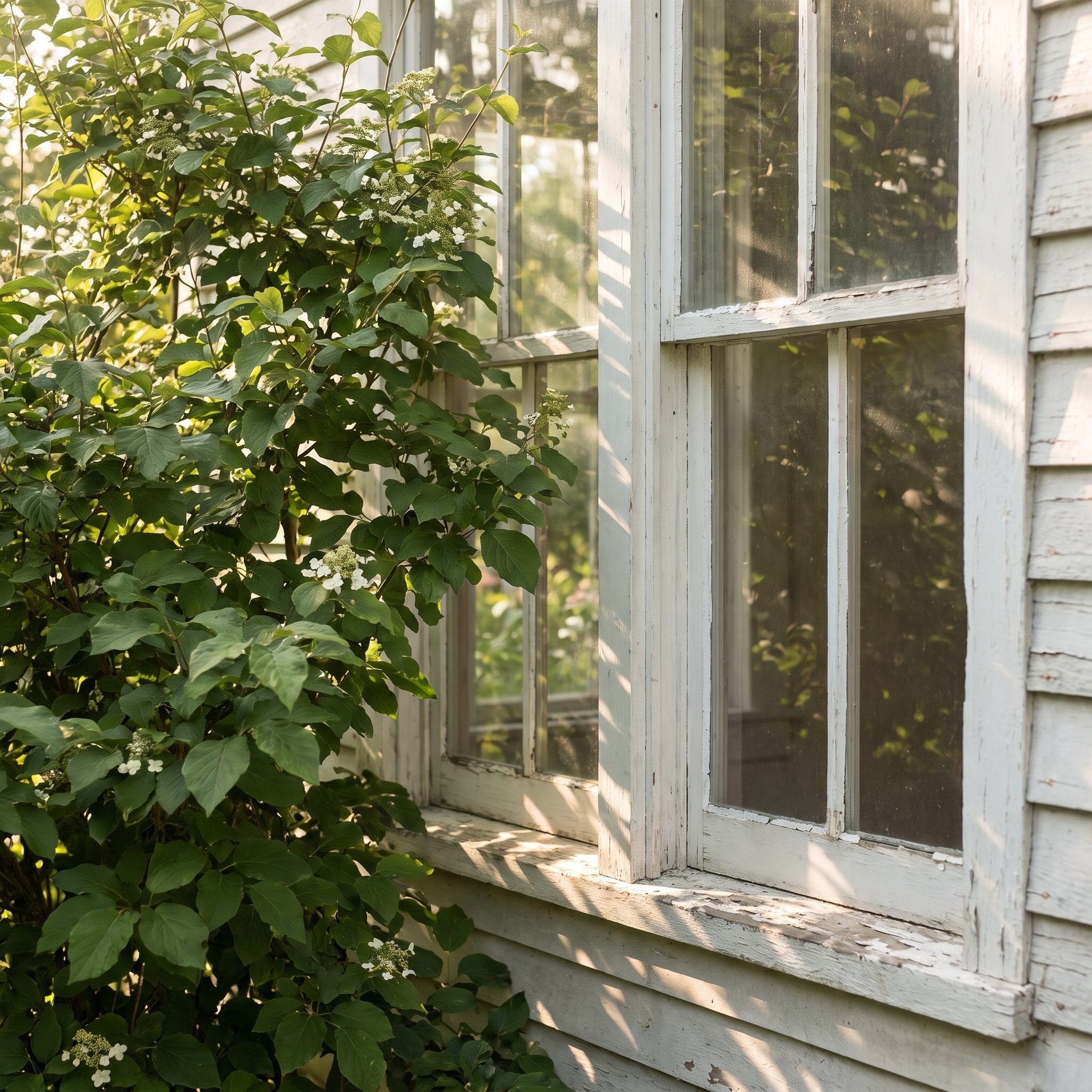 Windows You Can Barely See Behind the Greenery