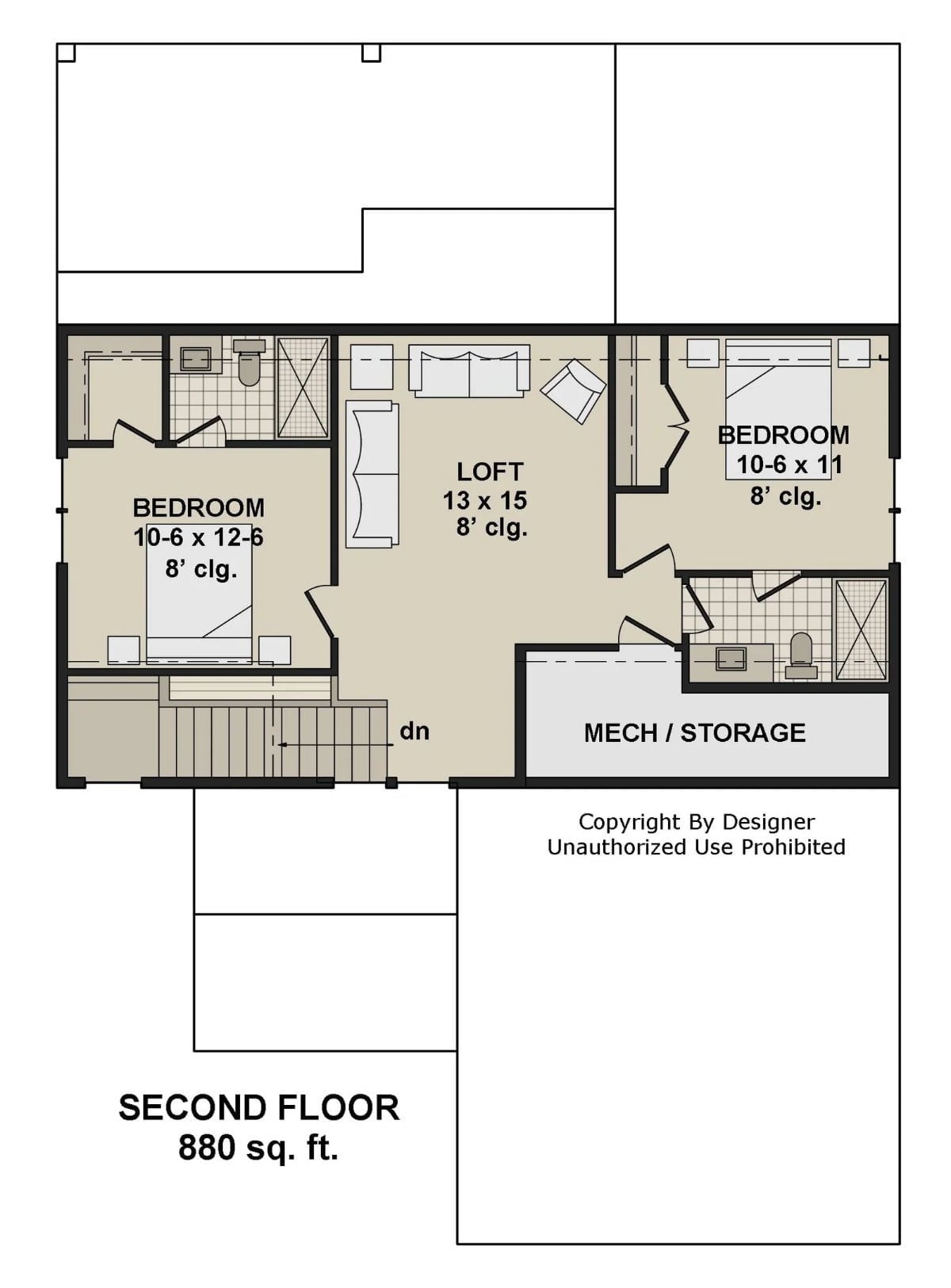 Floor Plan - Second Floor