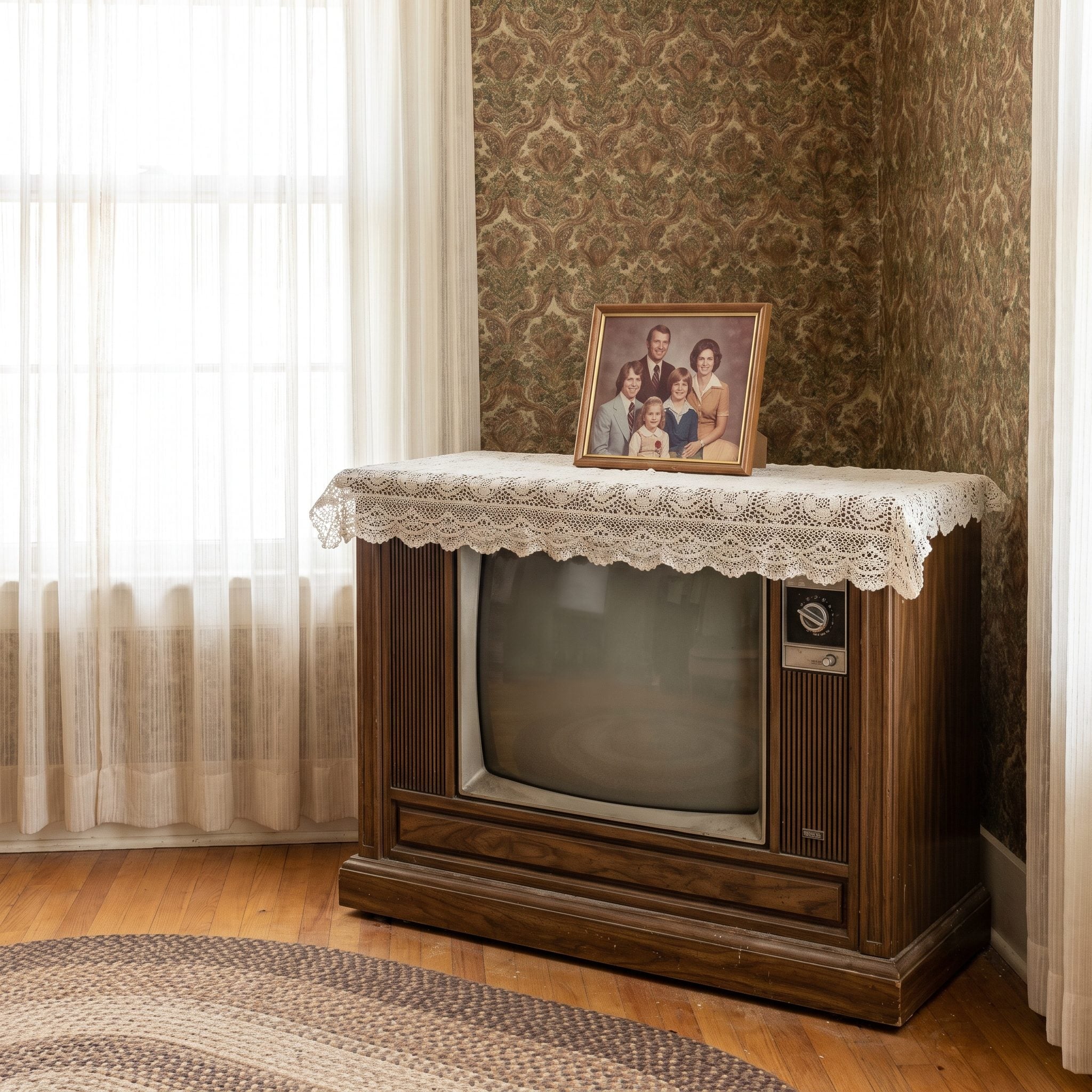 The Wood-Console Television That Looked Like Another Piece of Furniture