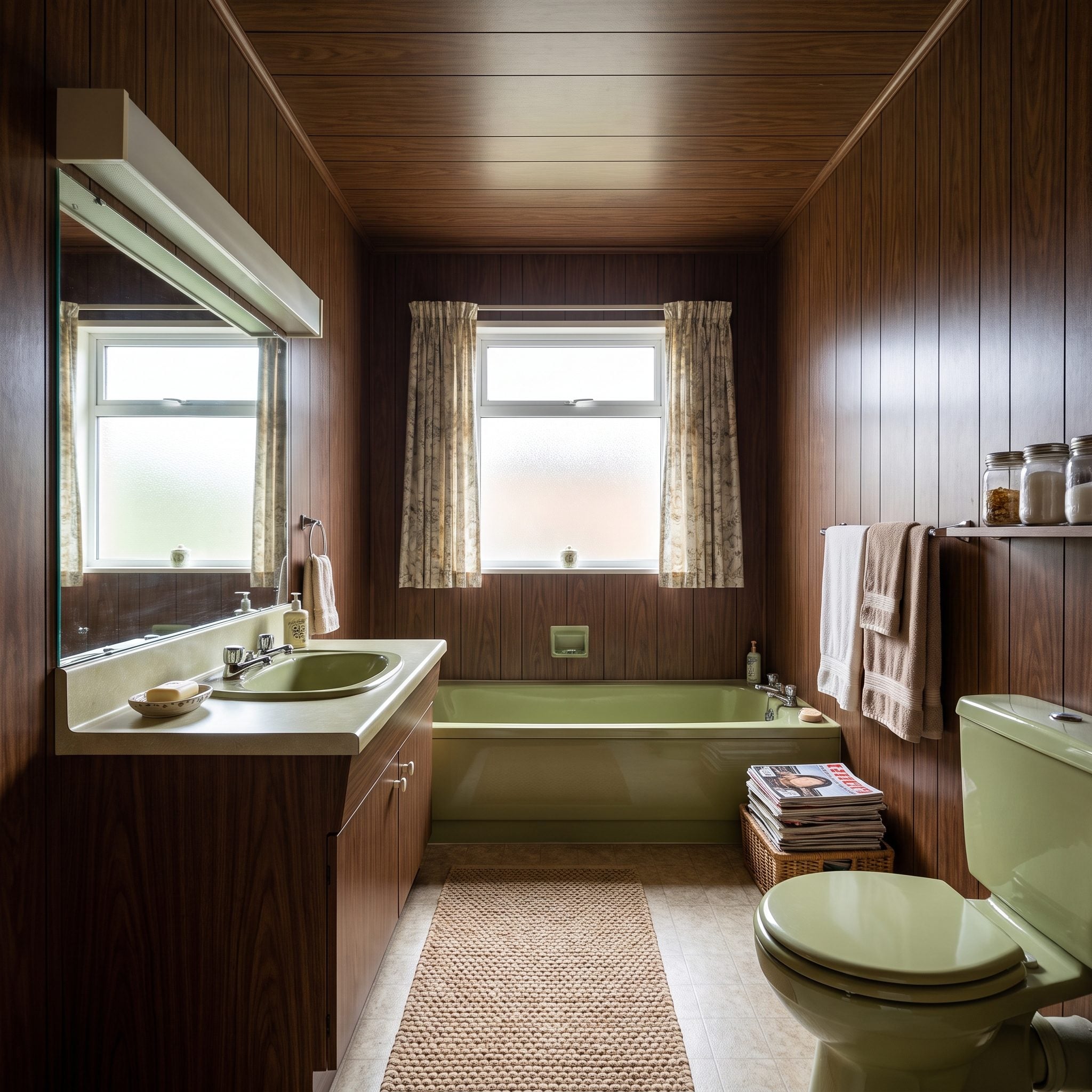 Wood Paneling by the Sheet: Roughly $4 to $9 in the 1970s