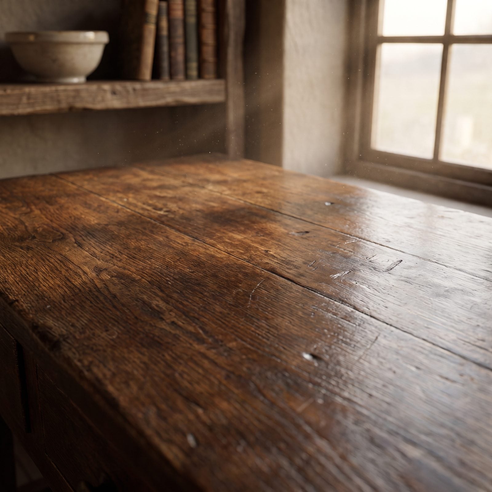 Wood That Someone Has Actually Polished, Not Sprayed