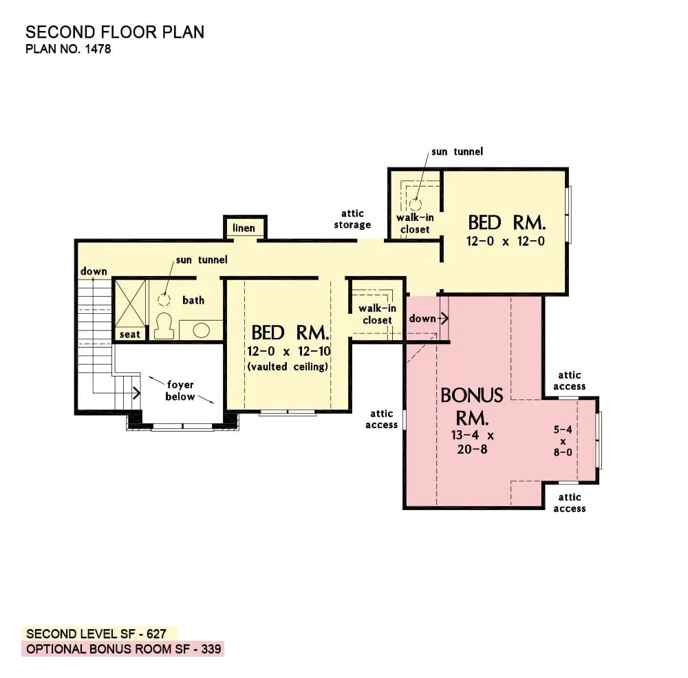 Floor Plan - Second Floor
