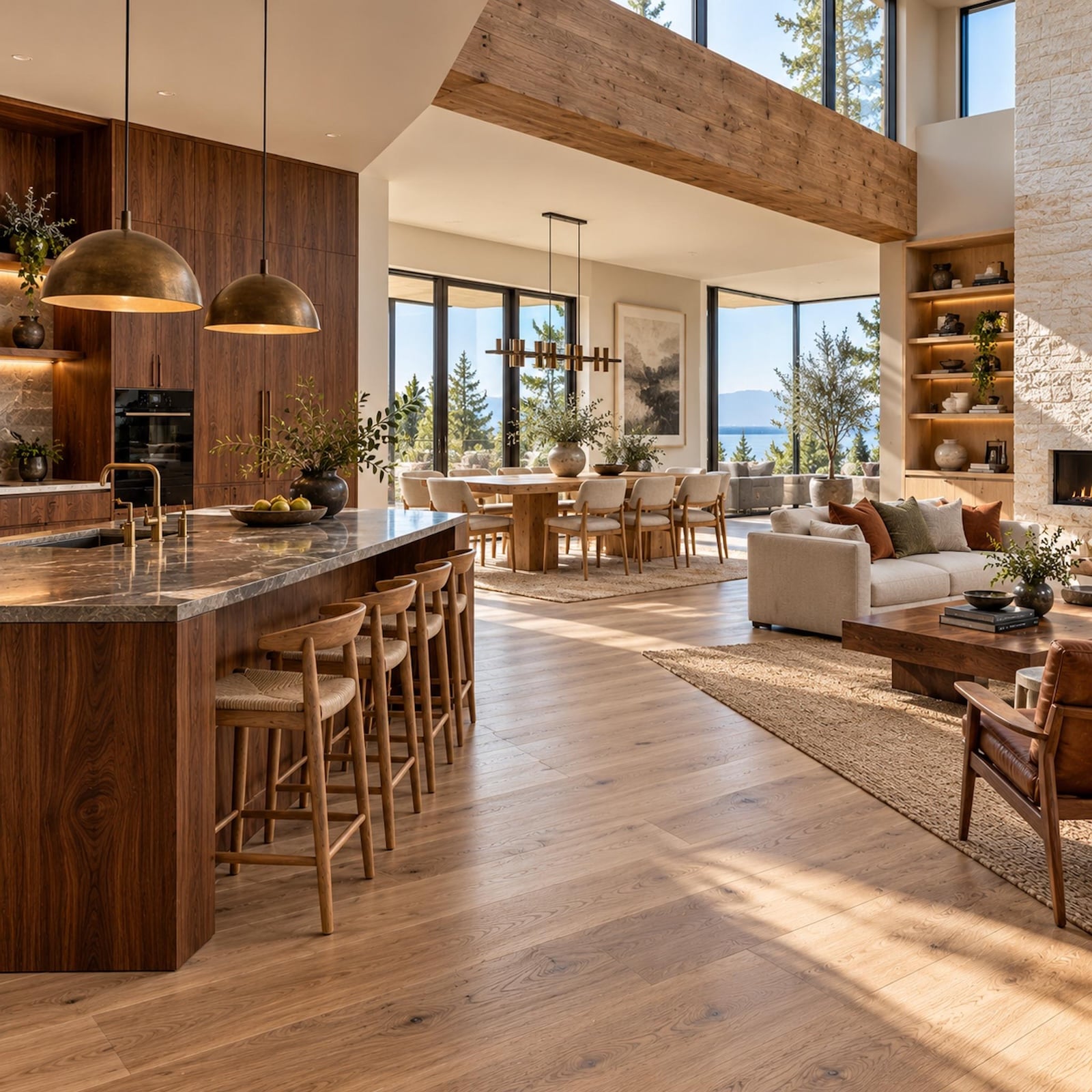 You’ve Been Told Never to Mix Wood Tones. 38 Rooms That Refuse to Take Sides