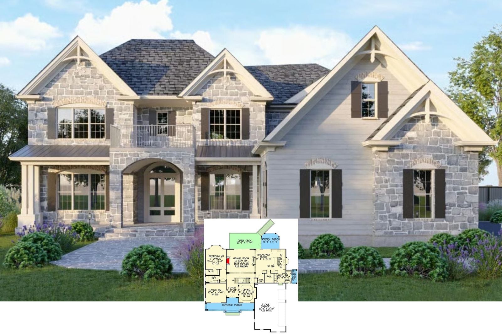 Uncover The Delacroix 6-Bedroom French Country House Plan with Walkout Basement (4,626 Sq. Ft. Floor Plan)