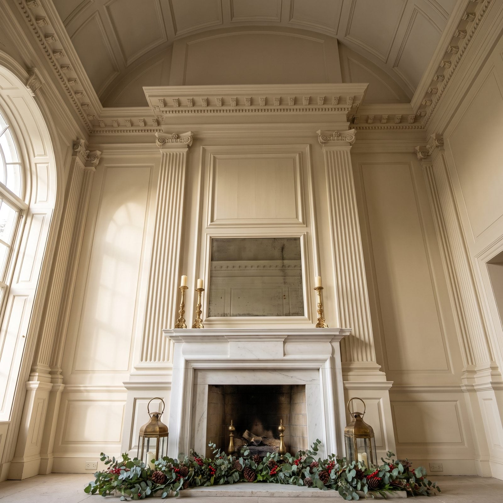 Add an Architectural Overmantel for Greater Visual Weight