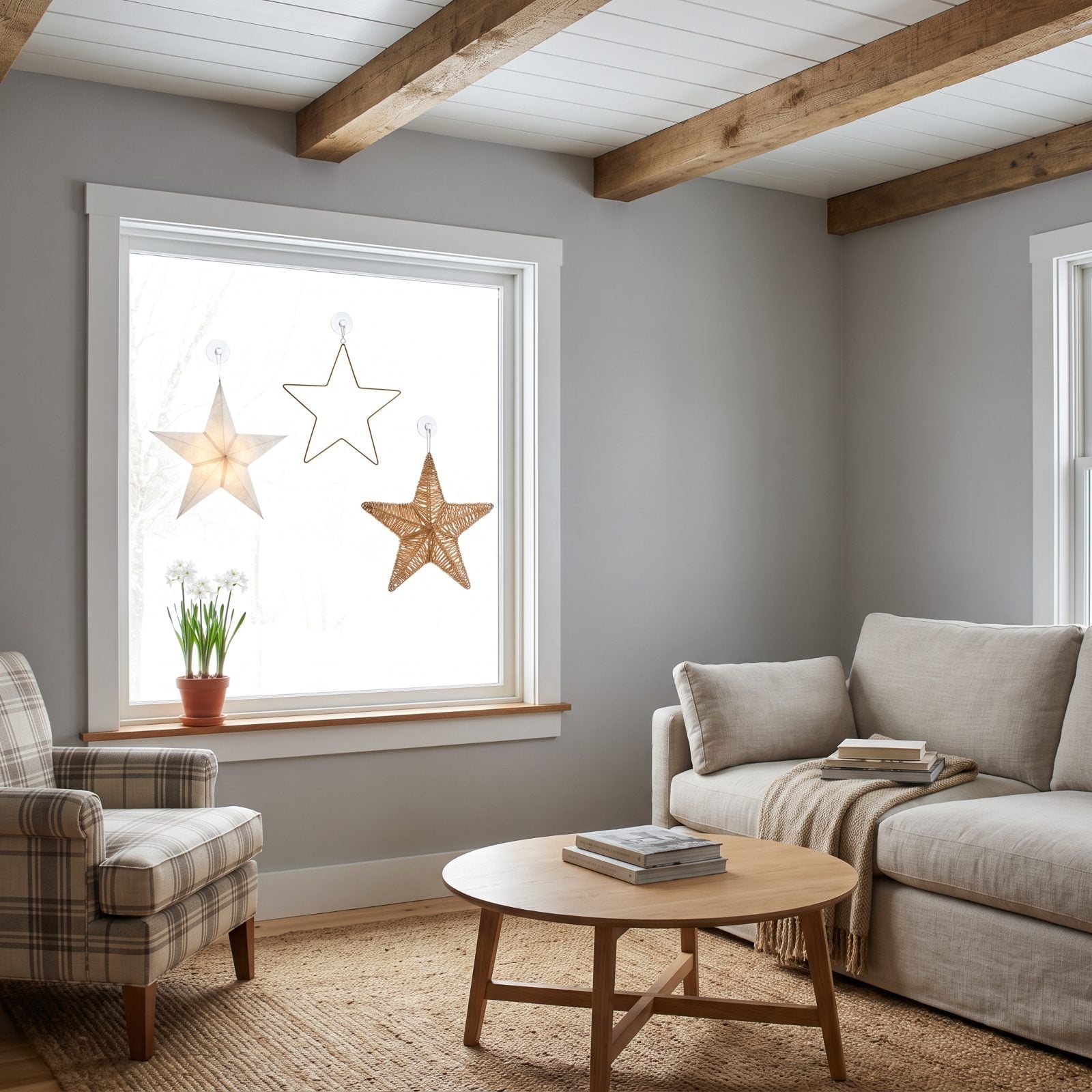 Add Removable Stars to Otherwise Bare Windows