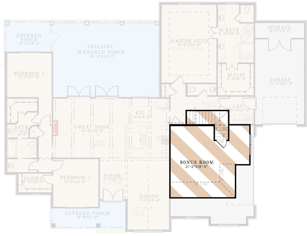 Floor Plan - Bonus Room