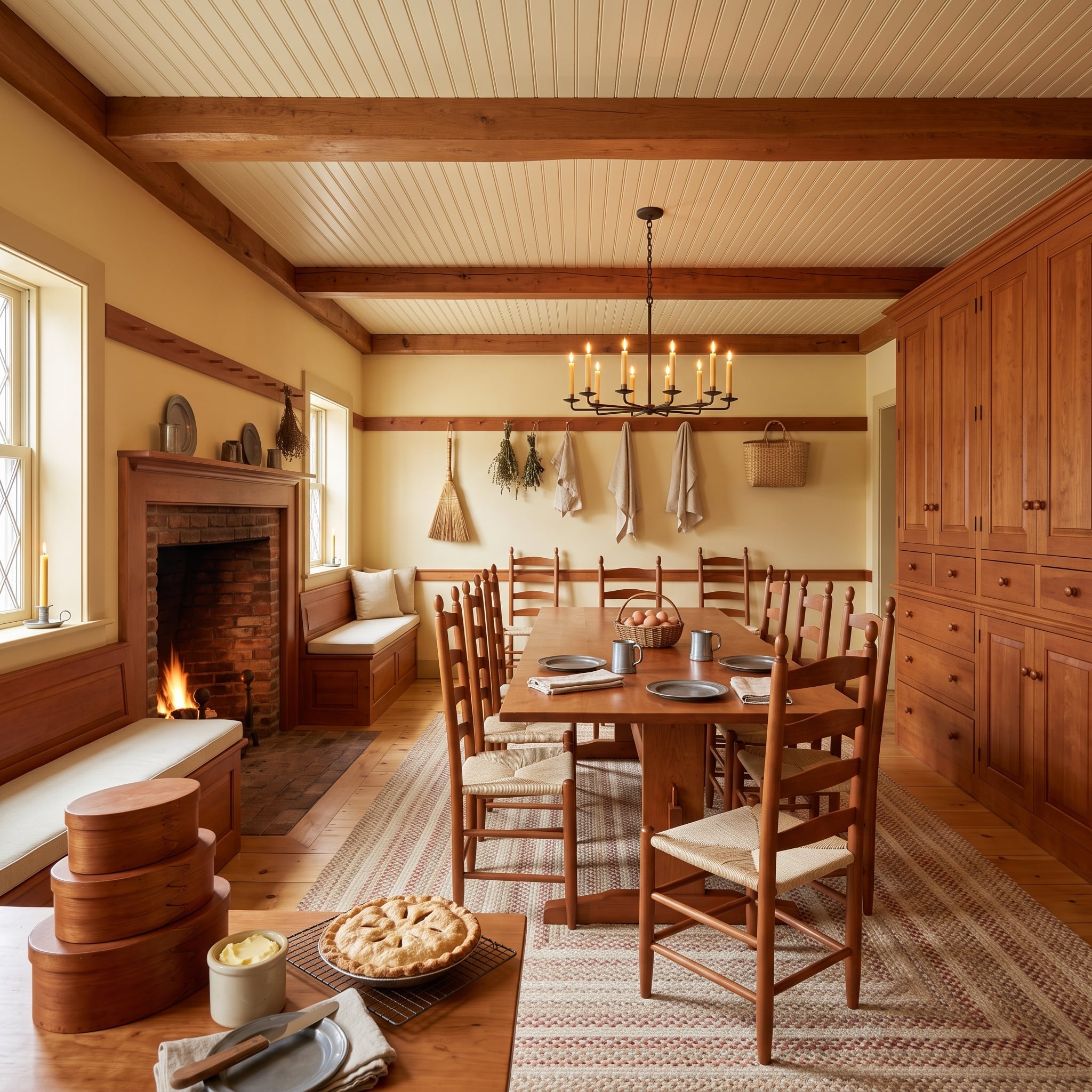 Shaker Bones, Butter Walls, and a Dining Room That Hasn't Forgotten How to Gather