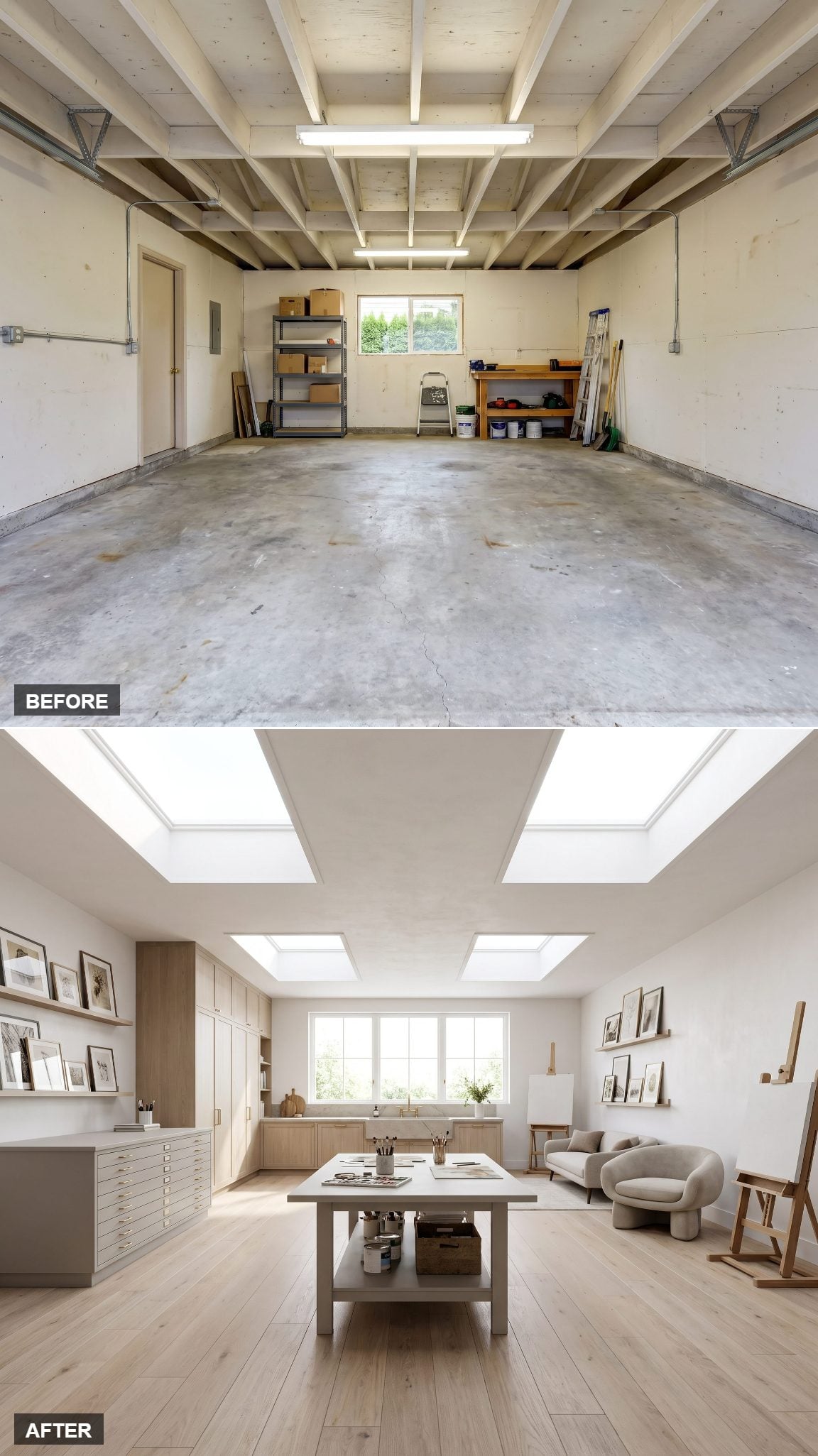 An Art Studio Built on Light and Nothing Else