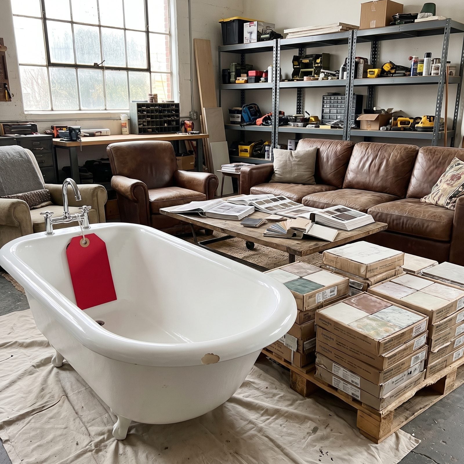 Ask for Scratch-and-Dent Tubs and Discontinued Tile Lots