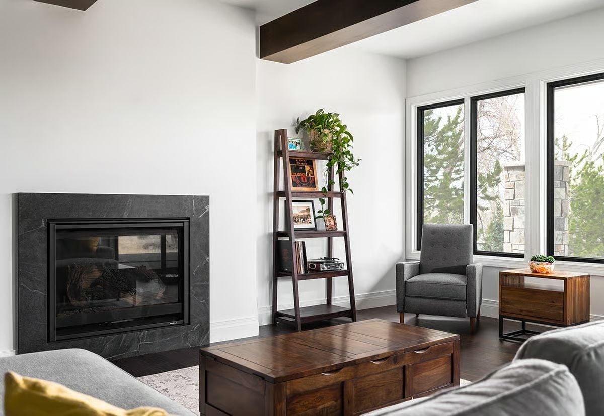 Slate Surround, Ladder Shelf, and a Chair That Actually Invites You to Sit