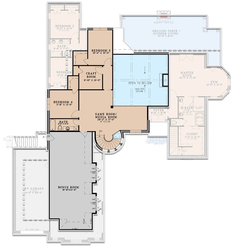 Floor Plan - Second Floor