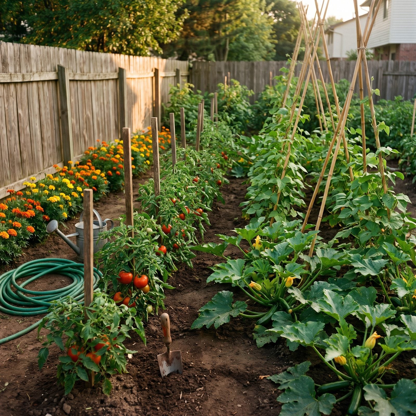 The Backyard Garden Somebody Actually Tended
