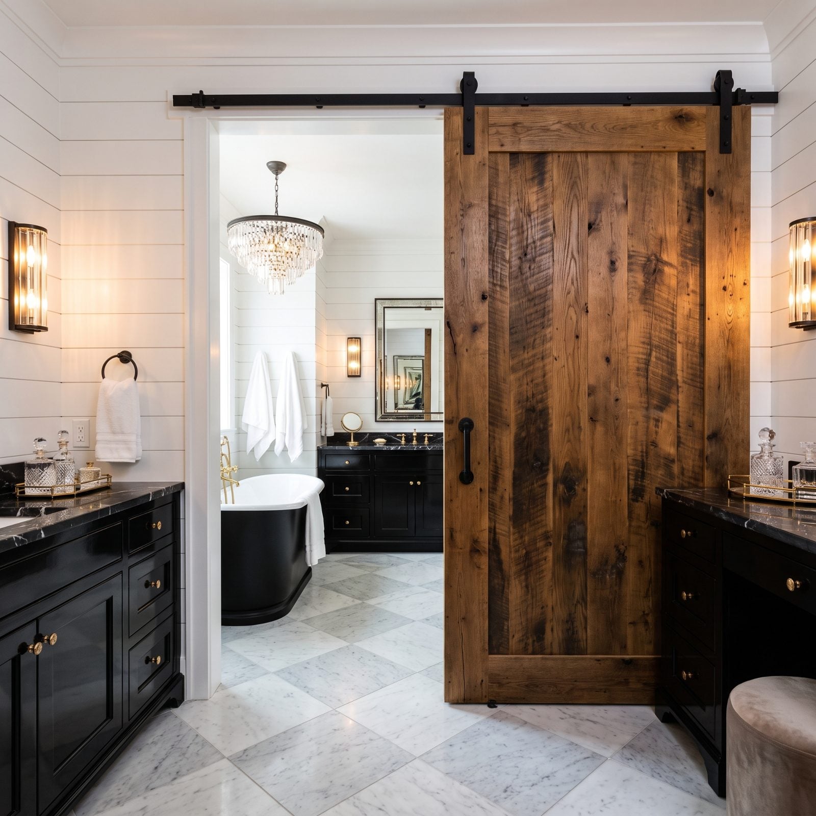 Barn Doors on a Bathroom, Where Privacy Goes to Die