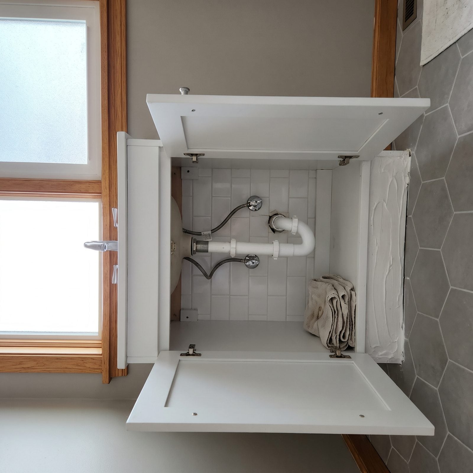 Bathroom Vanity Plumbing That Doesn't Line Up