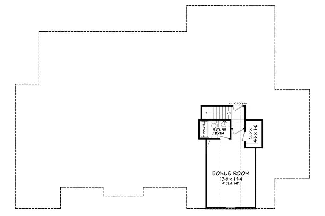 Floor Plan - Bonus Room