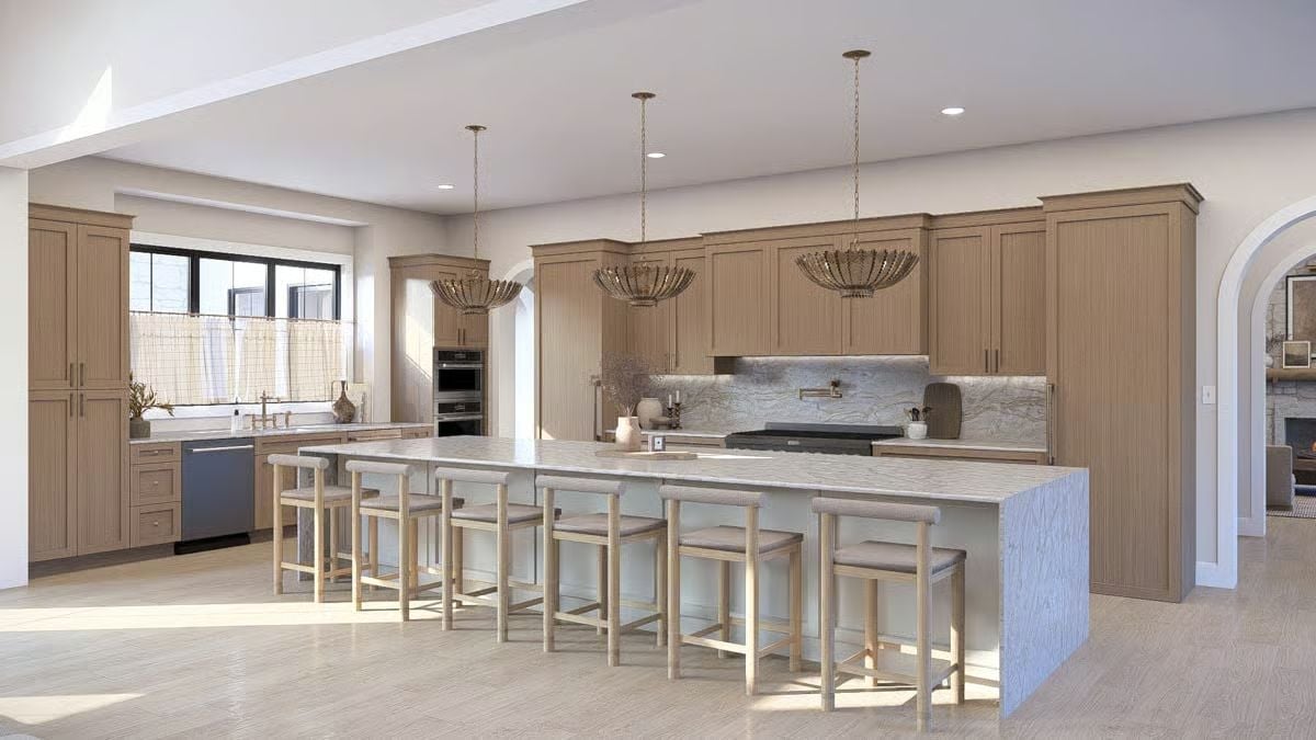Fluted Cabinetry and a Double-Wide Island That Rewrites What a Kitchen Can Do