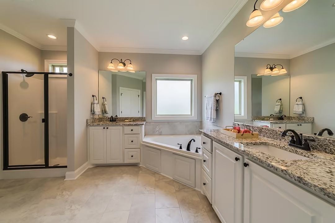 Granite, Glass, and a Soaking Tub That Steals the Room