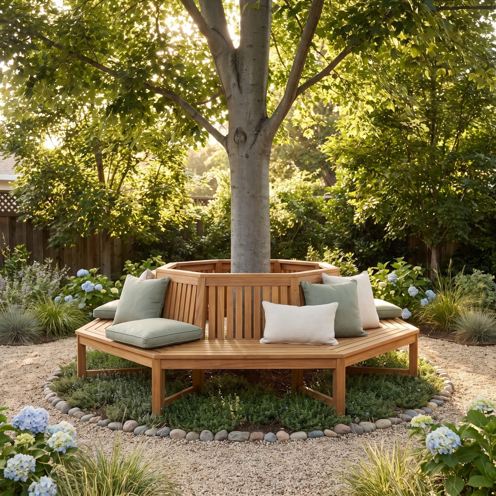 Bench Wrapped Around a Tree