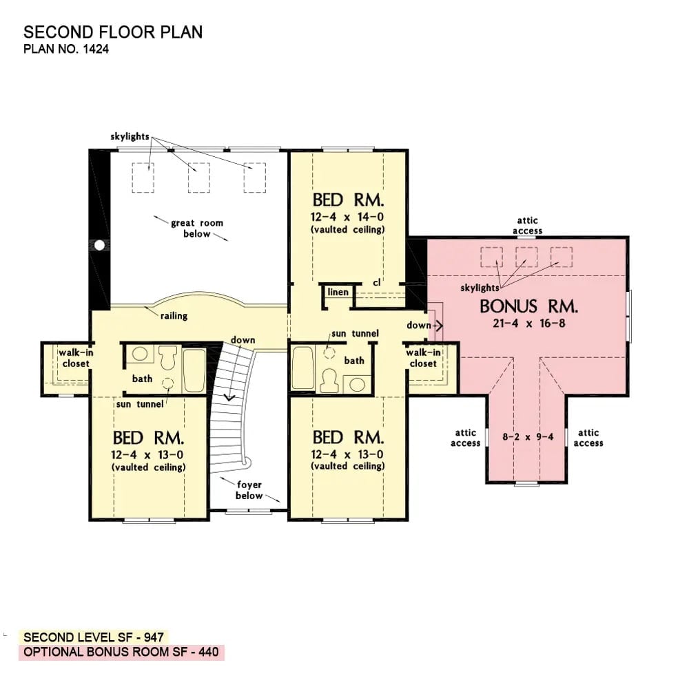 Floor Plan - Second Floor