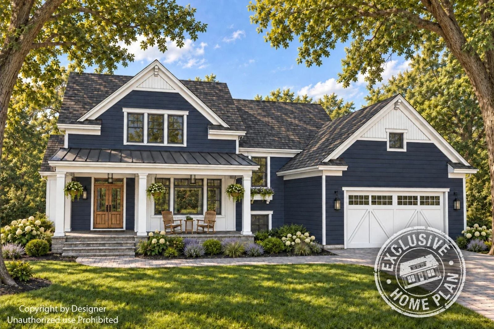 Bluehaven 4-Bedroom Farmhouse with Main-Floor Primary Designed for Families Who Actually Like Spending Time Together (Floor Plan)
