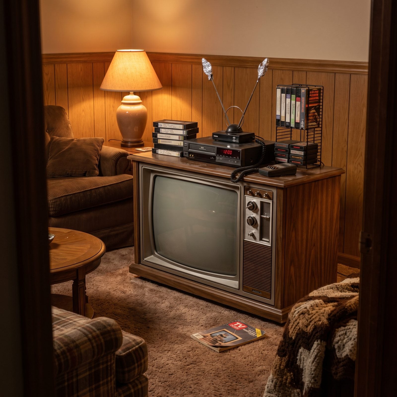 The Boxy Wood-Grain TV That Weighed More Than the Dog