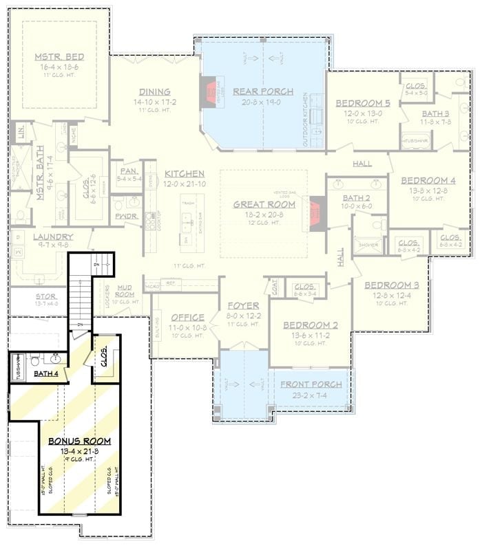 Floor Plan - Bonus Room