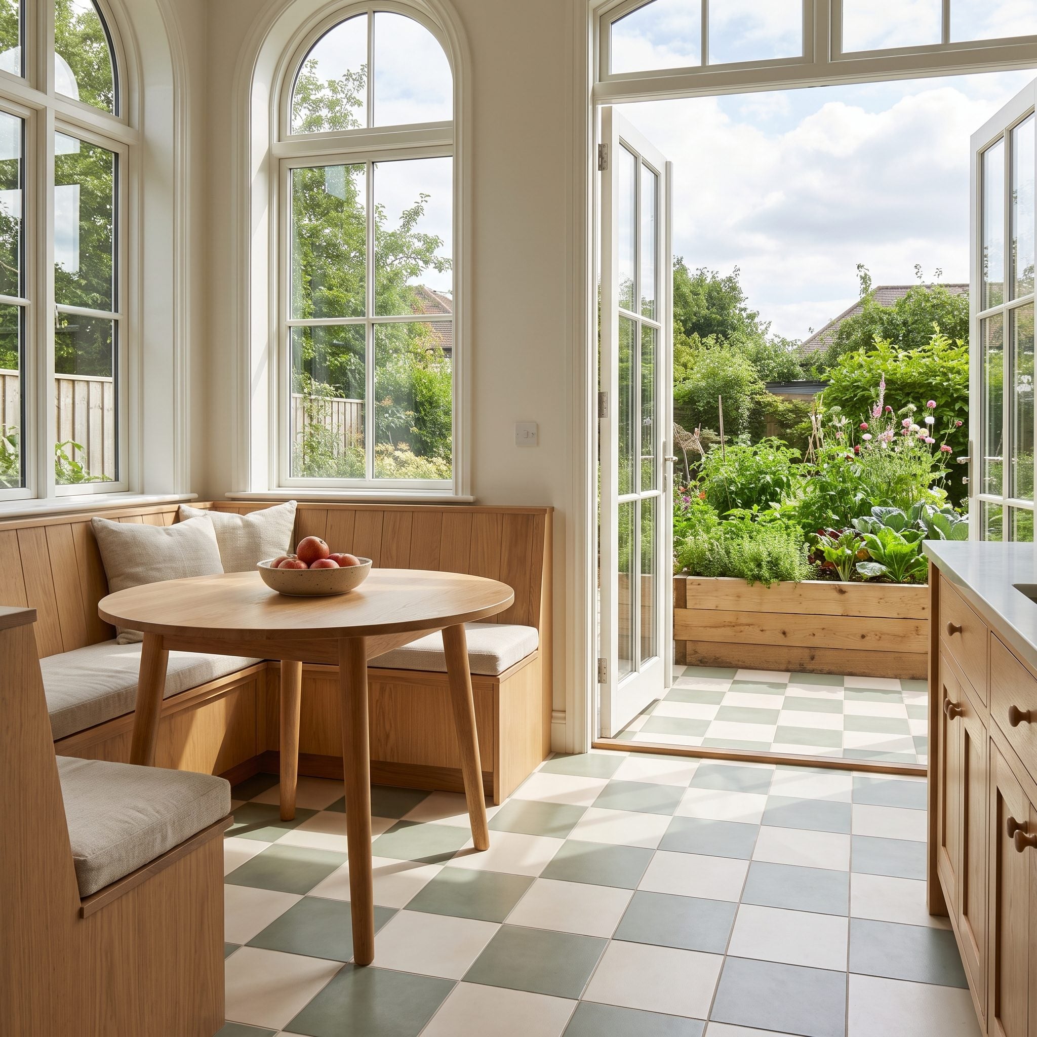 The Breakfast Room That Opens Into an Edible Garden