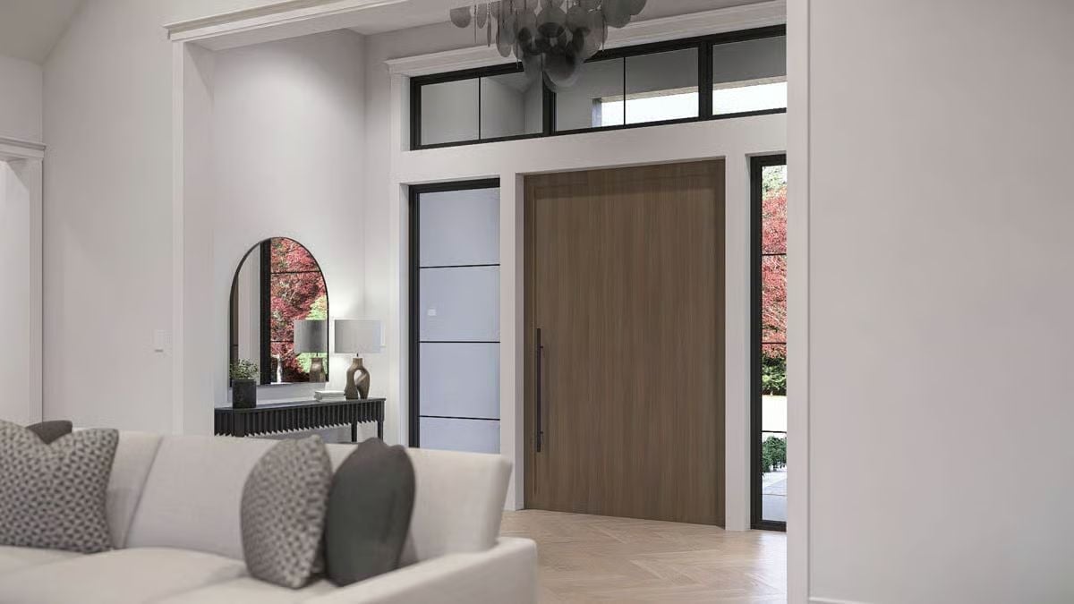 Pivot Doors This Wide Don't Need Hardware to Make a Statement