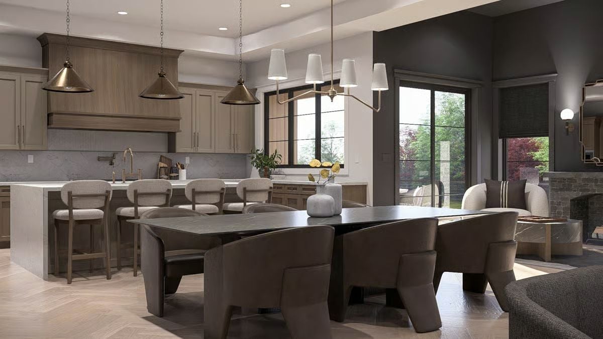 Upholstered Dining Chairs This Chunky Belong at a Table That Can Hold Its Own