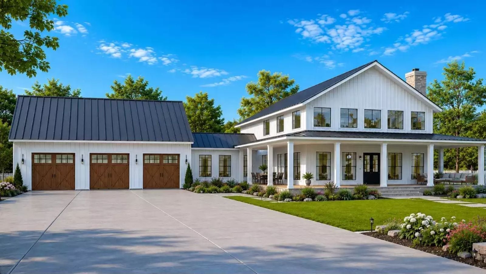Bretby Close 5-Bedroom Modern Farmhouse with Theater Room Designed for Self-Made Homeowners Finally Building What They Always Wanted (Floor Plan)