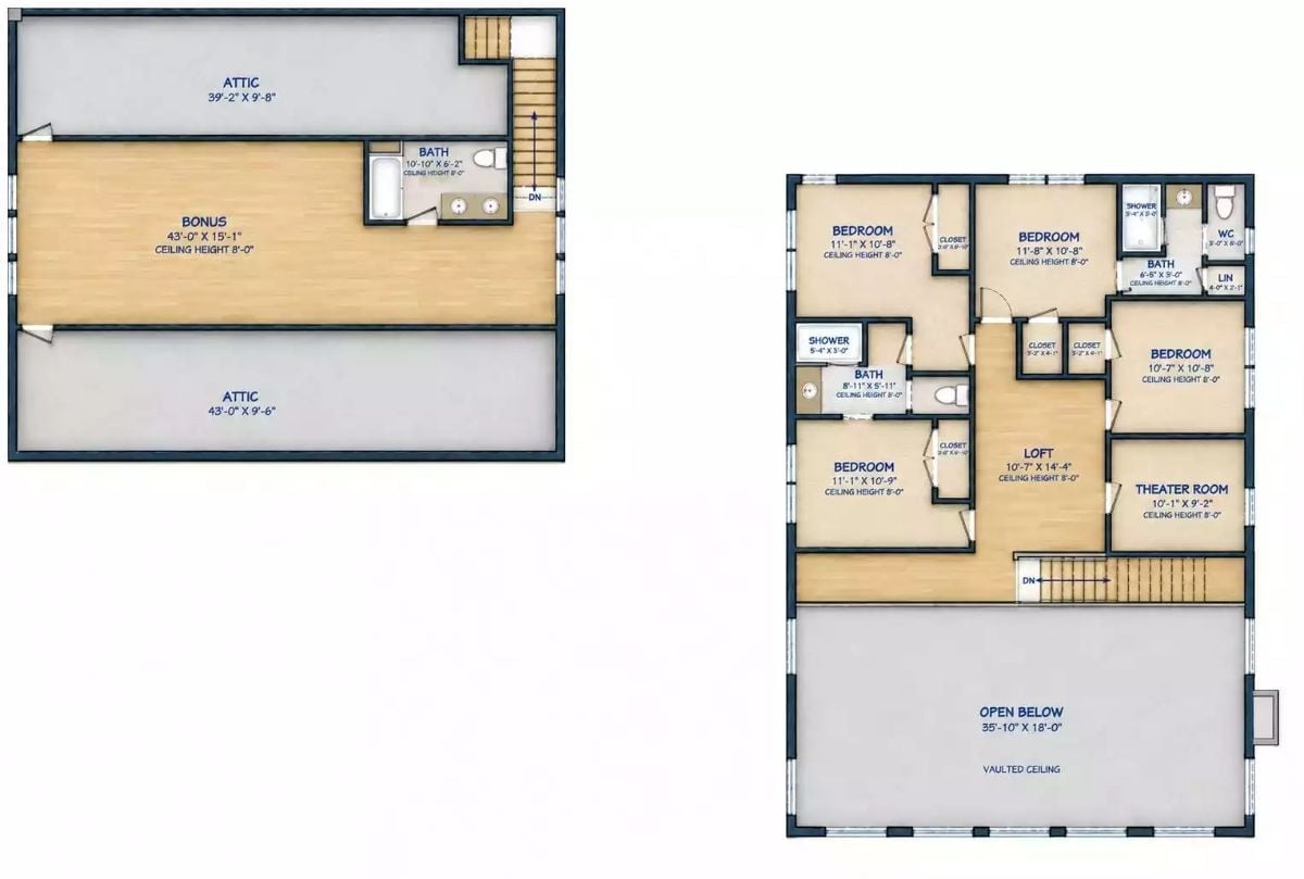 Floor Plan - Second Floor