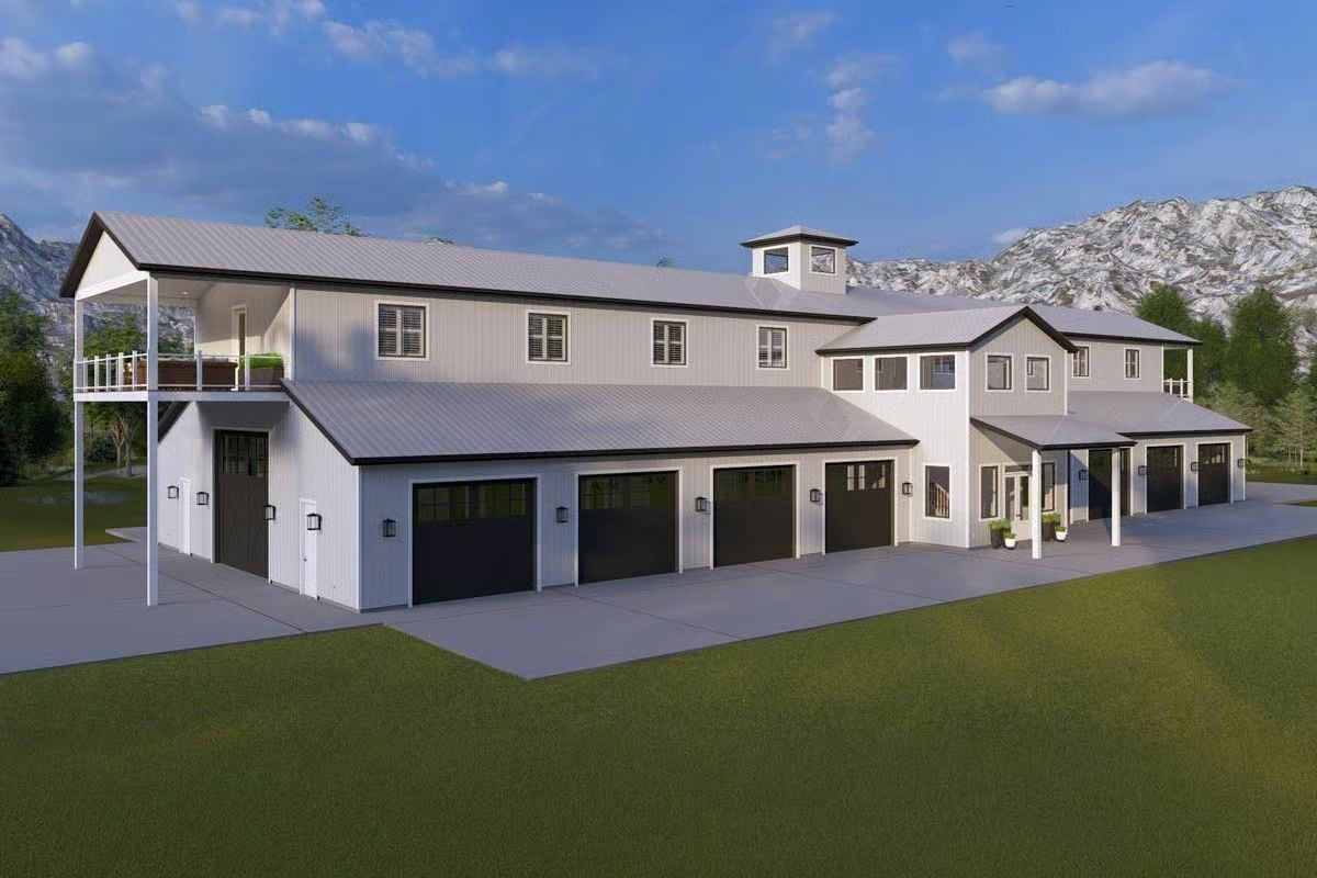 Eight Garages, Eight Bedrooms, Zero Excuses for Parking in the Yard