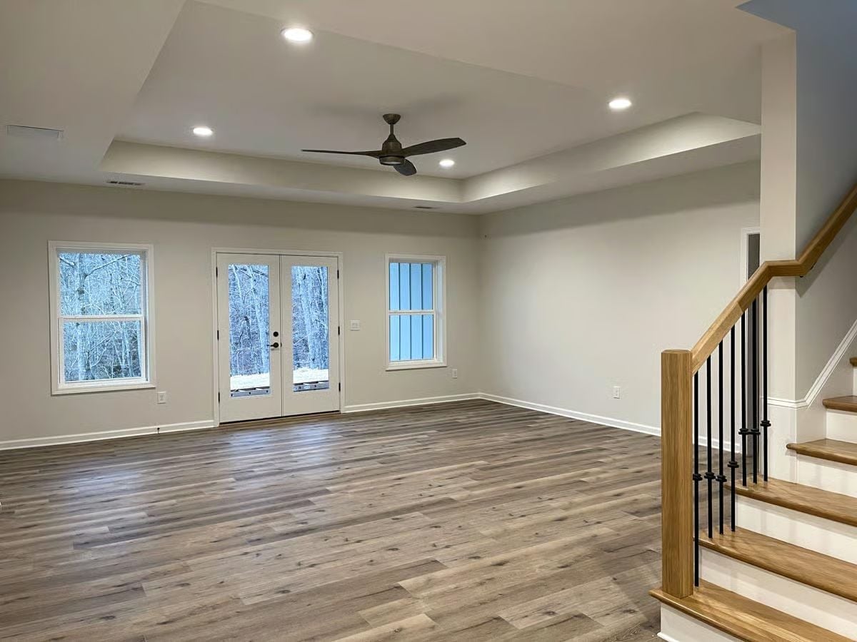 Tray Ceiling Does the Heavy Lifting Before the Furniture Arrives